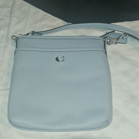 Coach Blue Crossbody Bag with Minimalist Design. Excellent Condition - Picture 2 of 15